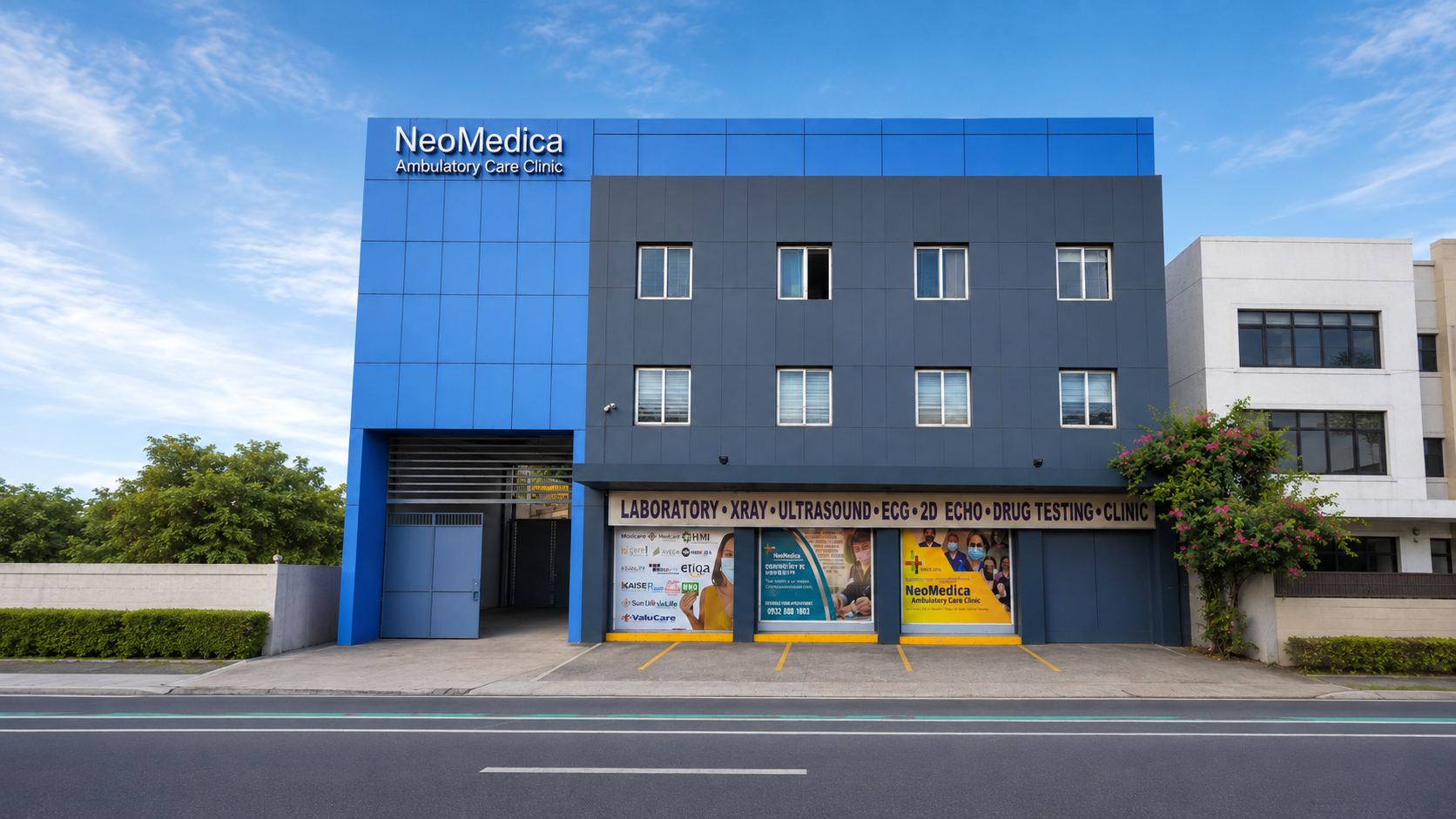 NeoMedica clinic building front view